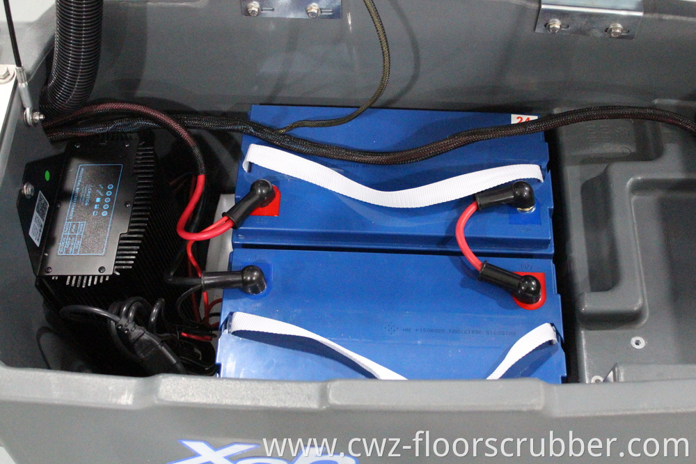 CWZ Electric Compact Factory Floor Scrubber